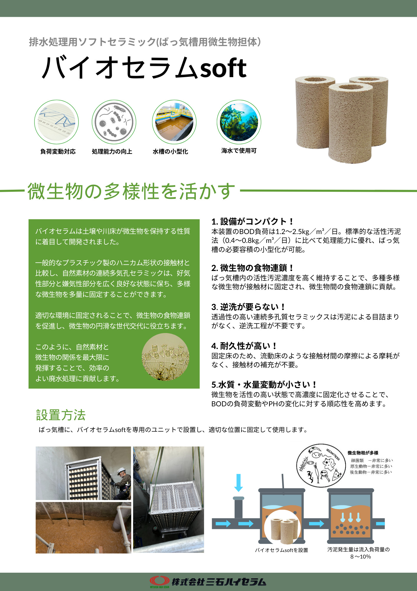 環境対策商品パンフレット１ページ目